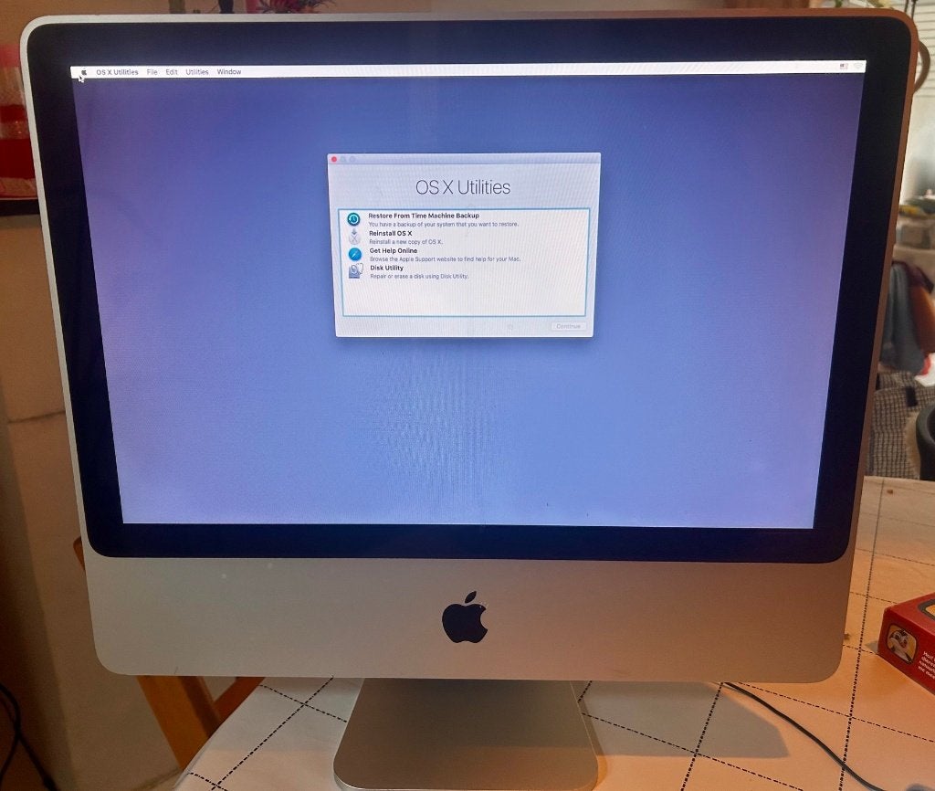 Apple iMac 21,5 inch inclusief stroomkabel, Ophalen, Gebruikt, HDD, IMac