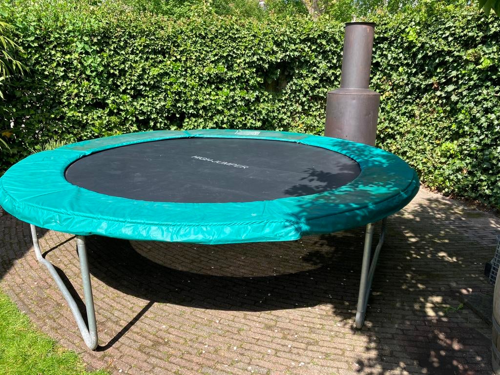 Trampoline 3m doorsnee, Kinderen en Baby's, Speelgoed | Buiten | Trampolines, Ophalen of Verzenden, Gebruikt