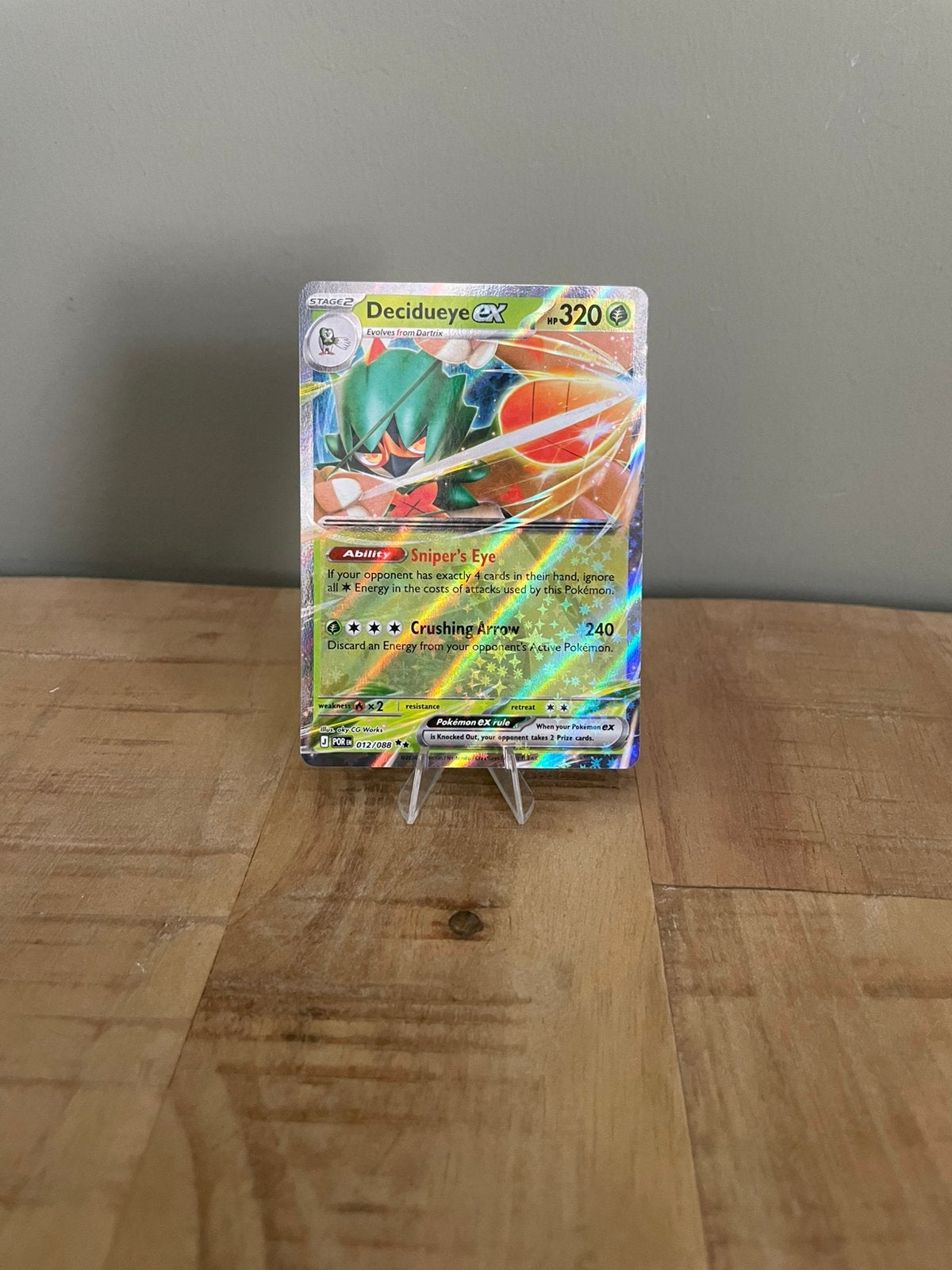 Pokemon Perfect Order - 012 Decidueye ex, Ophalen of Verzenden, Zo goed als nieuw
