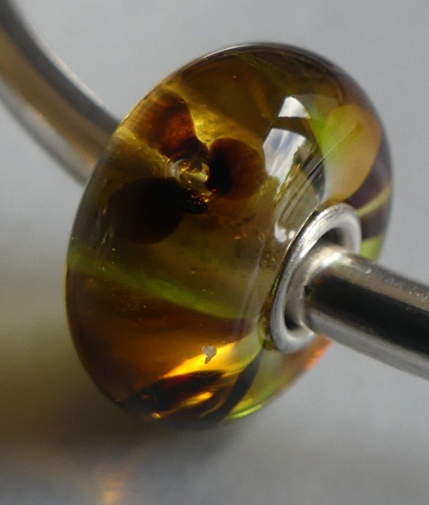 Trollbeads DOORZICHTIGE BLOEM (mooi aan HERFST armband), -, -, Ophalen of Verzenden, Zo goed als nieuw