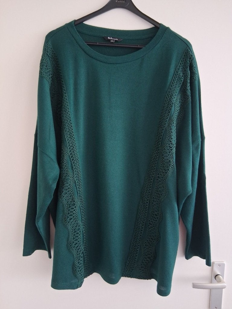 Groene trui maat XXL, Maat 46/48 (XL) of groter, Nieuw, Ophalen of Verzenden, MS Mode