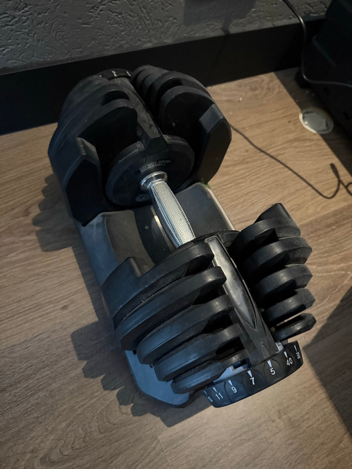 Verstelbare Dumbbell 40kg - Ideaal voor Thuisgym, Ophalen, Zo goed als nieuw, Armen, Dumbbell