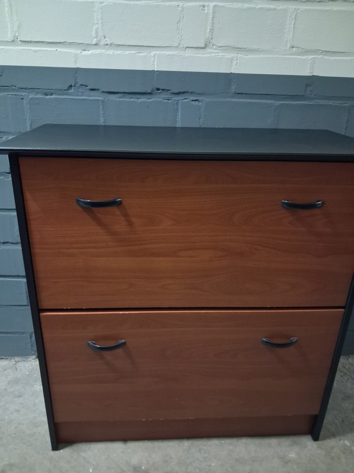 Praktische schoenenkast met 2 kleppen, Ophalen, Zo goed als nieuw, Modern
