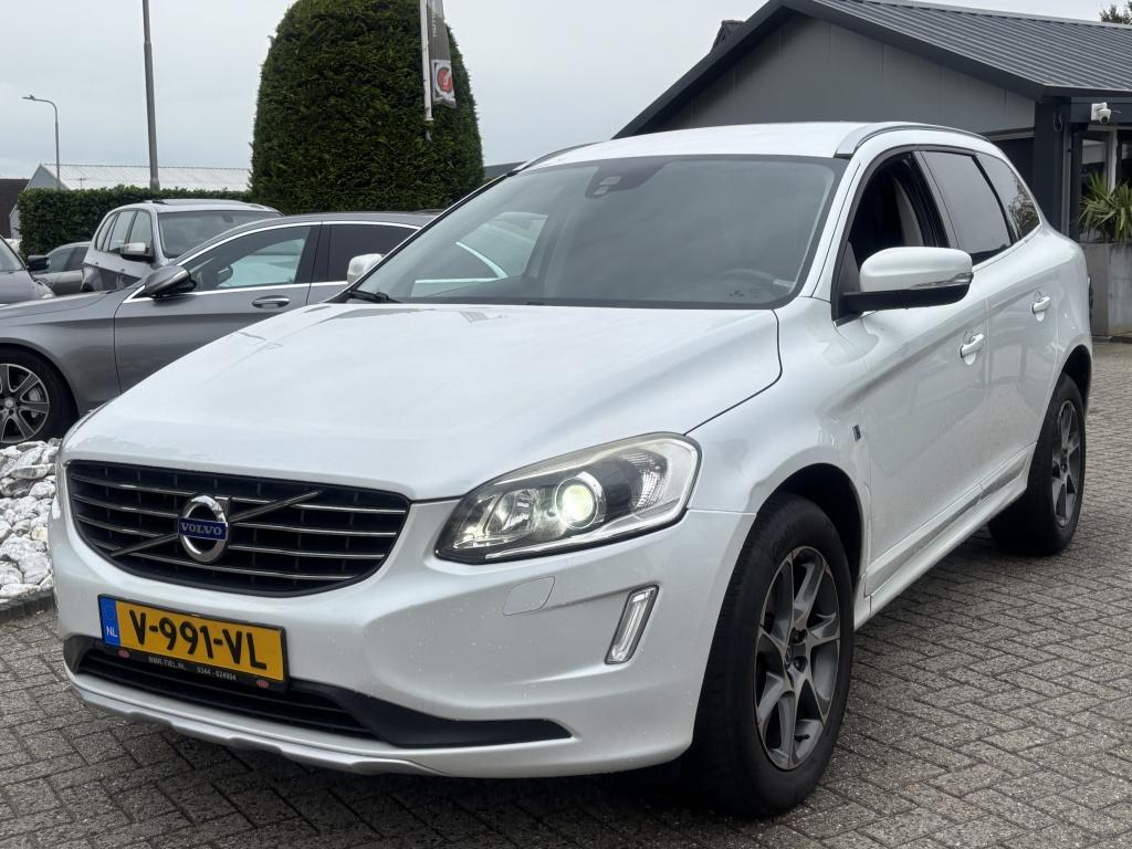 Volvo XC60 D5 Automaat Ocean Race Grijs Kenteken Bedrijfsaut, Auto's, Bestelauto's, Bedrijf, Te koop, Metallic lak, Navigatiesysteem