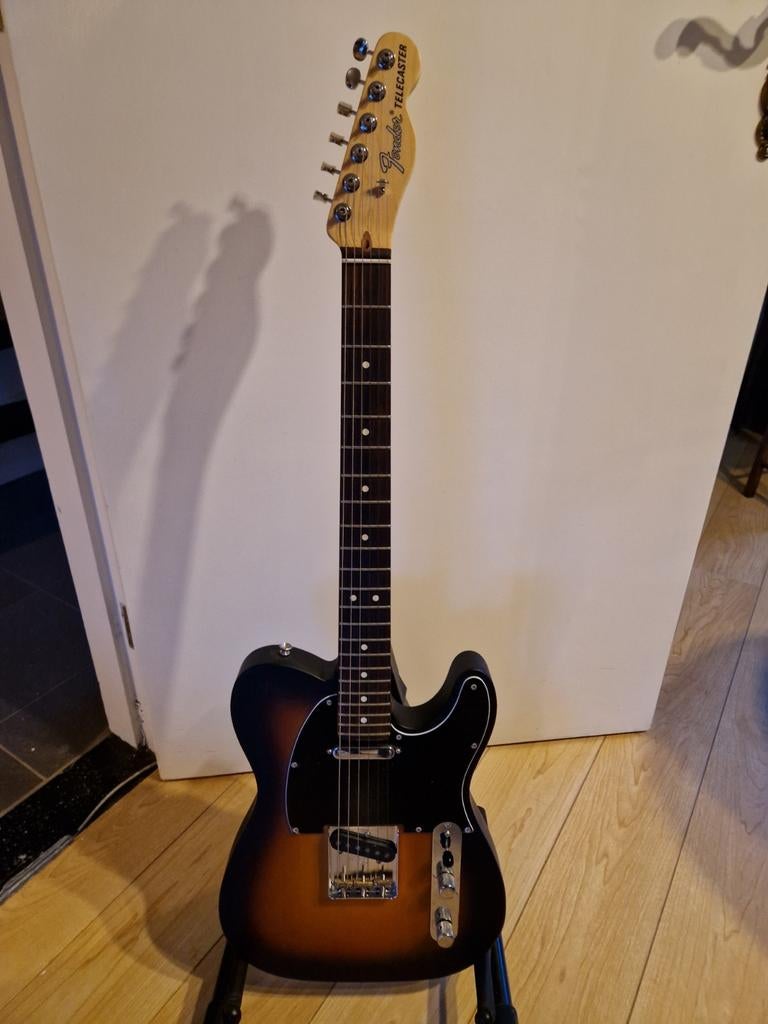 Z.G.A.N. Fender LTD American Performer Timber Tele 2TSB, Muziek en Instrumenten, Ophalen, Zo goed als nieuw, Solid body, Fender