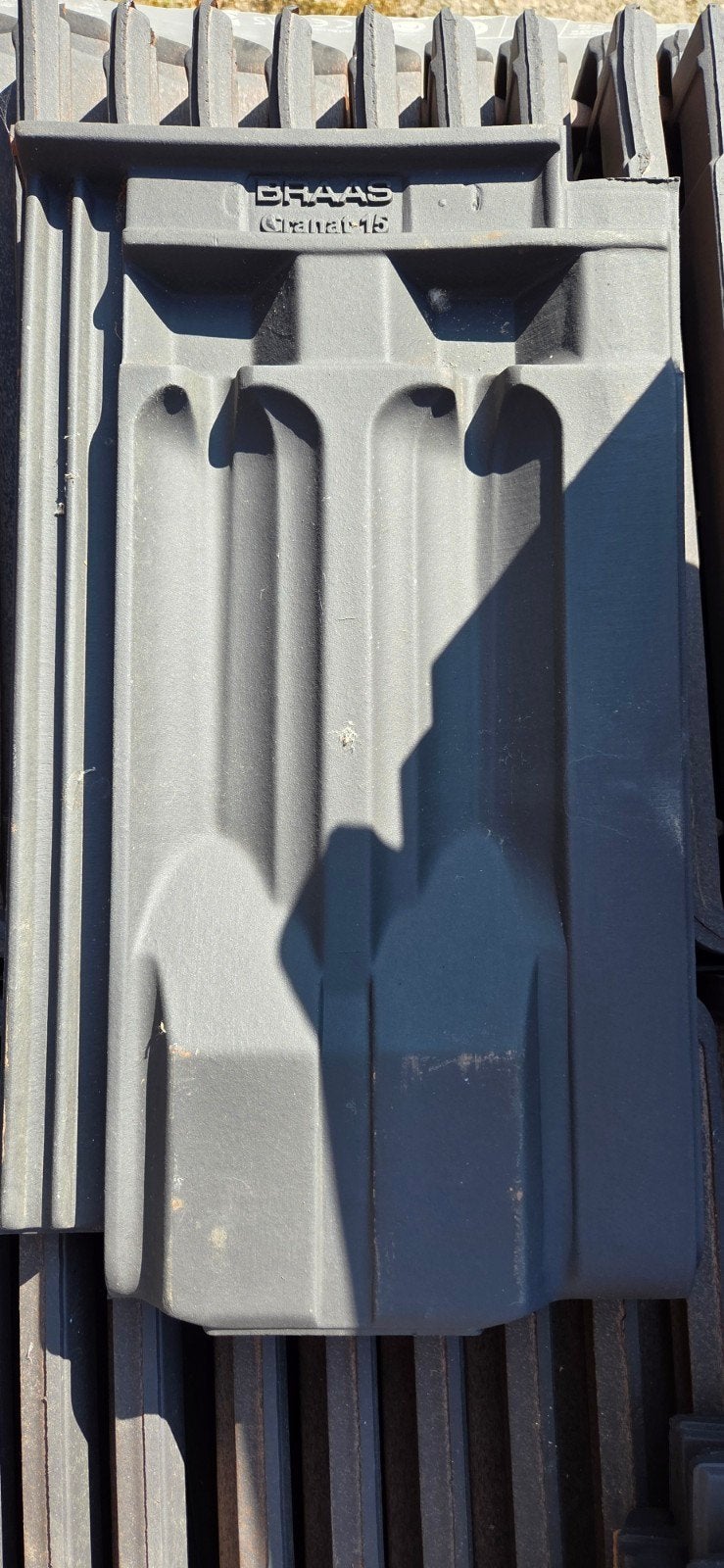 Nieuwe Braas 15 dak- en gevelpannen blauw grijs, Ophalen, Steen of Klei, Zwart, Nieuw
