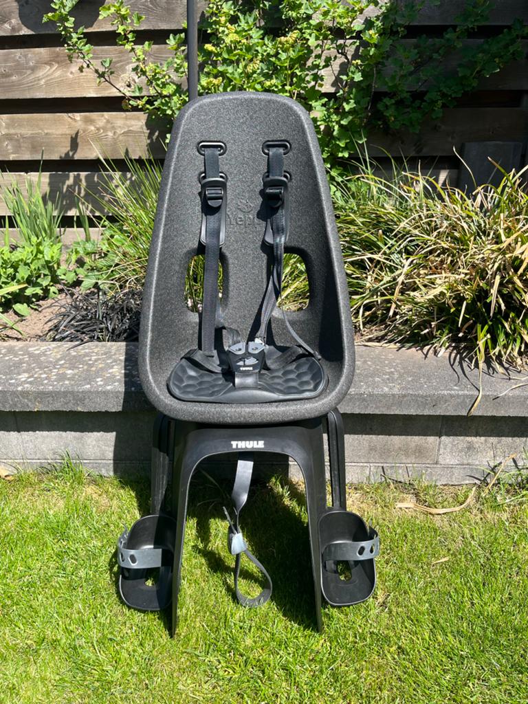 Thule Yepp Maxi Achterzitje - Zwart, Ophalen, Achterzitje, 9 t/m 18 kg, Gebruikt