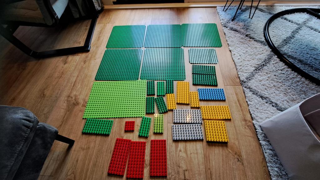 Duplo grondplaten bouwplaten, Ophalen