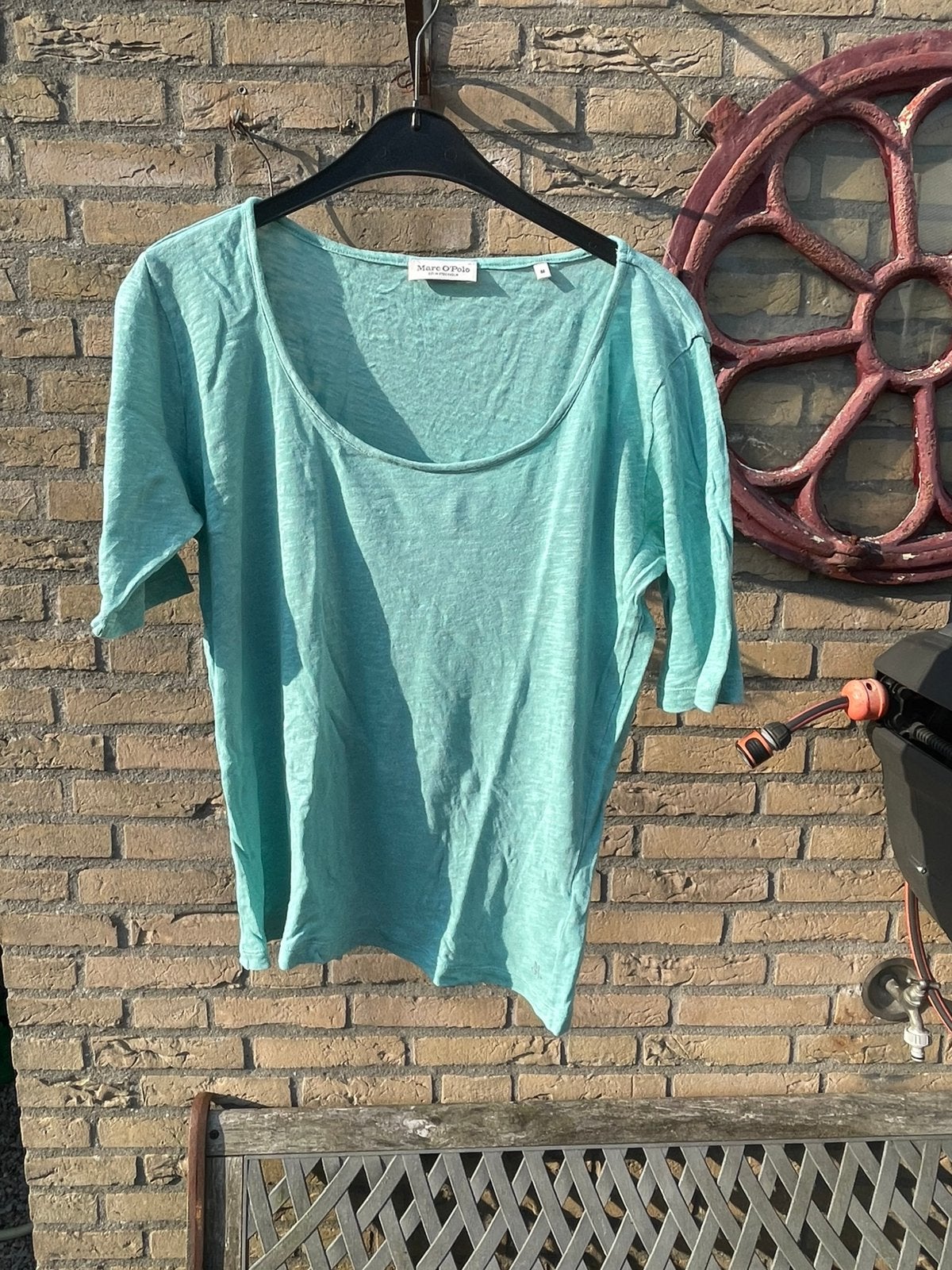 T shirt Marco Polo, maat L, Kleding | Dames, Maat 38/40 (M), Blauw, Ophalen of Verzenden, Zo goed als nieuw