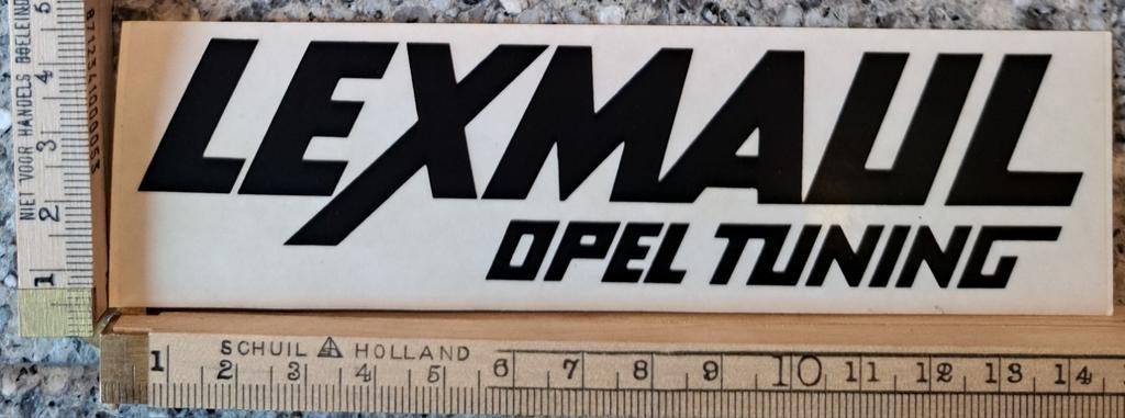 Vintage sticker Lexmaul Opel Tuning autosticker, Verzamelen, Ophalen of Verzenden, Zo goed als nieuw