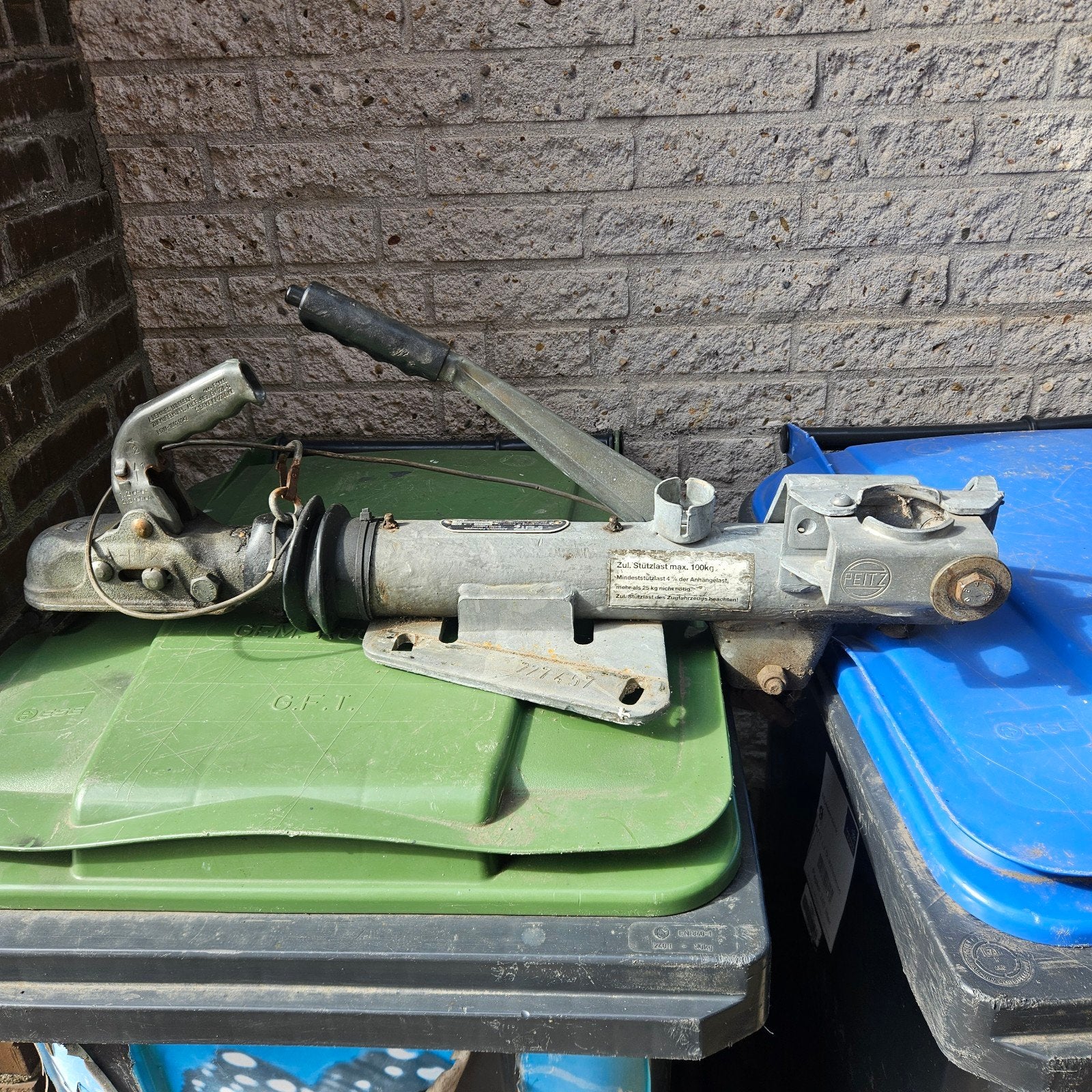 Peitz Oplooprem 1350-2000 KG voor geremde aanhanger / boottr, Auto diversen, Aanhangwagen-onderdelen, Ophalen