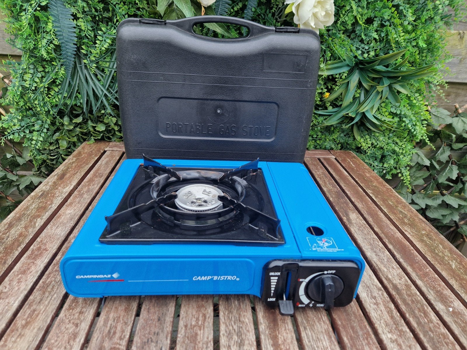 camping gasstel, Ophalen, Gebruikt