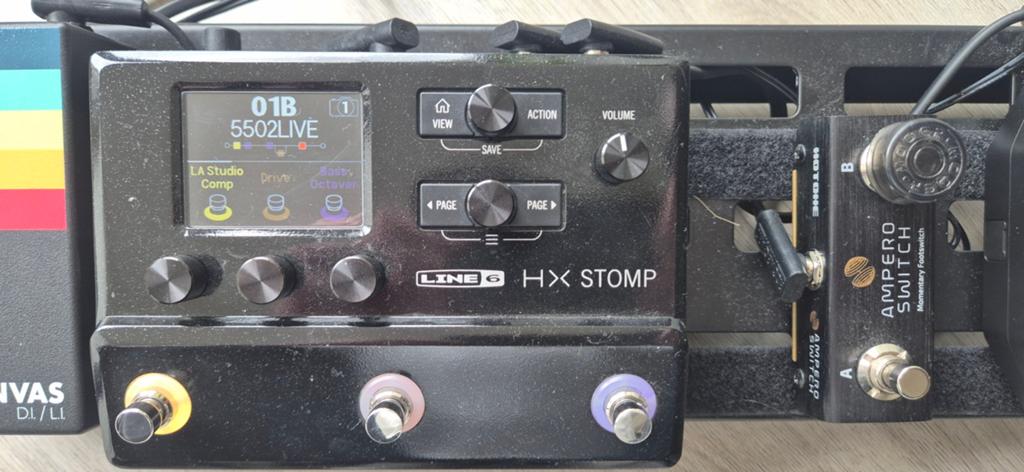 Line6 HX Stomp + footswitch, Muziek en Instrumenten, Effecten, Ophalen of Verzenden, Zo goed als nieuw