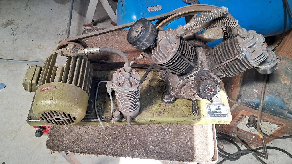 Aandrijving compressor, 100 liter of meer, Ophalen, Gebruikt, 10 bar of meer