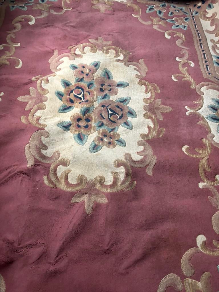 Grote roze vloerkleed 350x240 cm nu vandaag 50 euro mooi kl, Ophalen of Verzenden, Zo goed als nieuw, Rechthoekig, 200 cm of meer