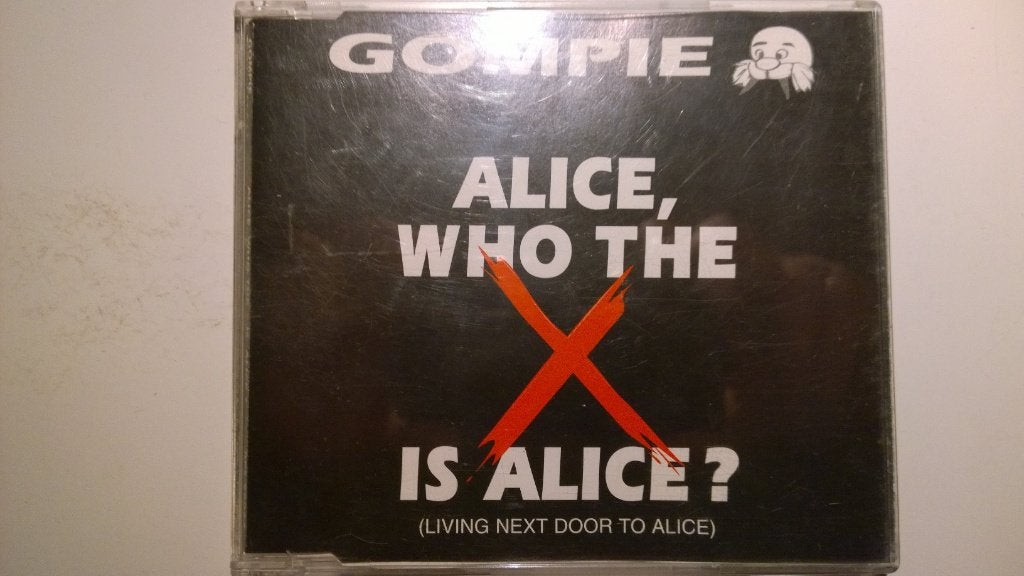 Gompie - Alice, Who The X Is Alice, Cd's en Dvd's, Ophalen of Verzenden, Zo goed als nieuw, Pop