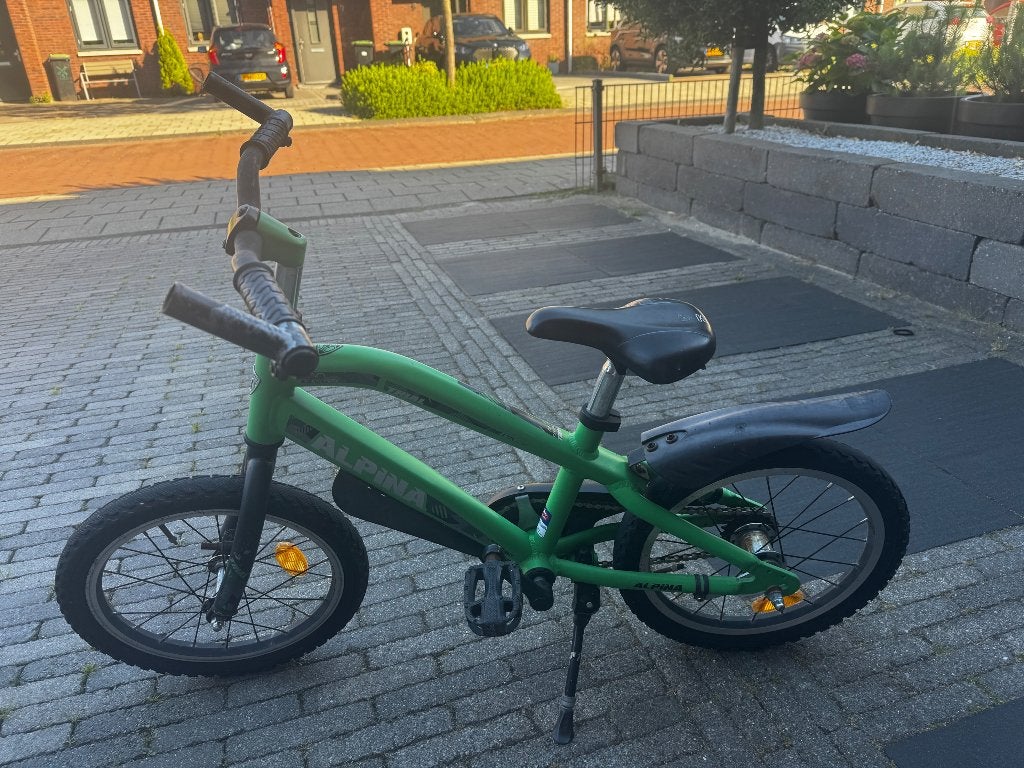 Alpina kinderfiets, Ophalen, Terugtraprem, Gebruikt, Alpina