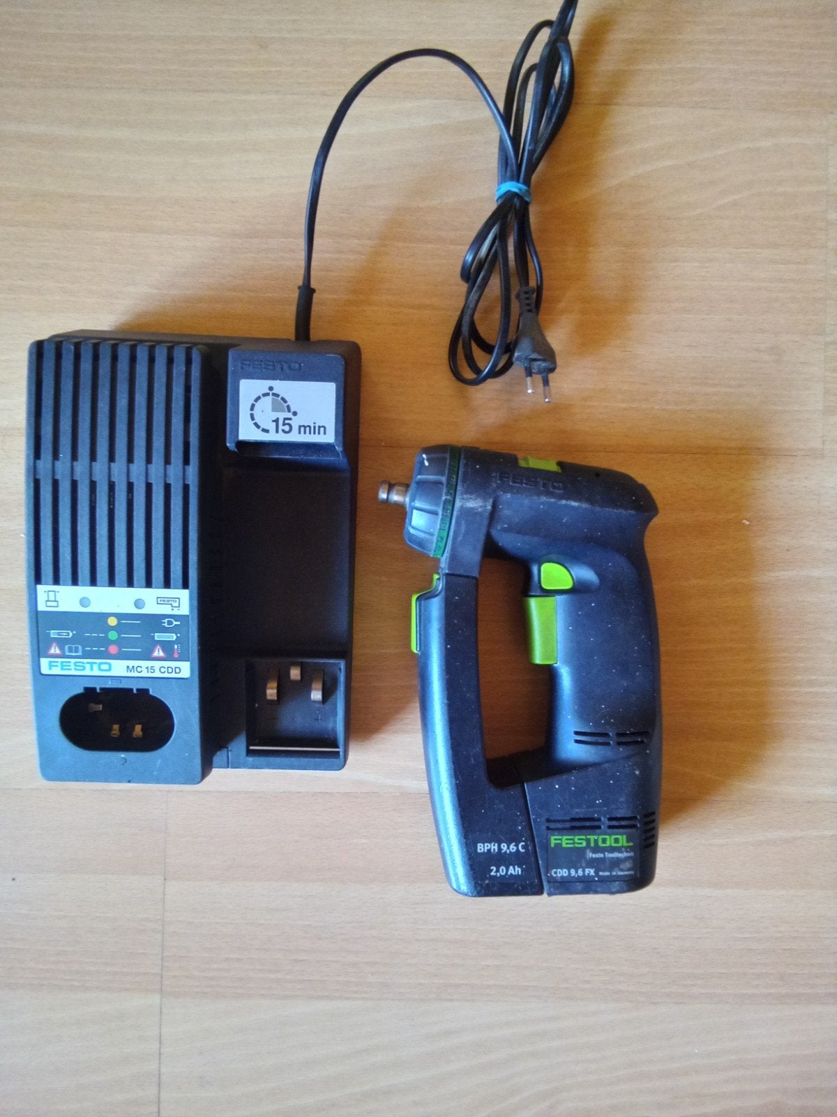 Festool CDD 9,6 FX, Ophalen