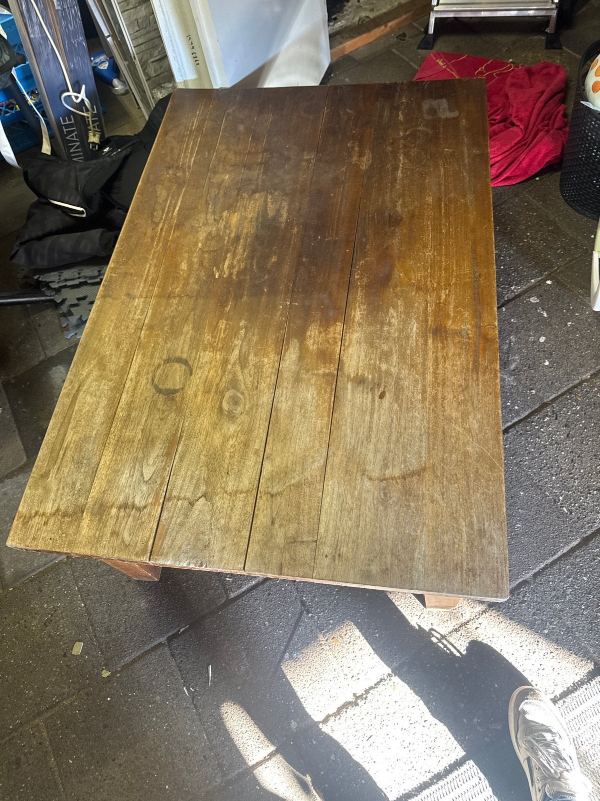 Houten salontafel - Gebruikt gratis, Gebruikt, 100 tot 150 cm, Overige houtsoorten, 50 tot 100 cm