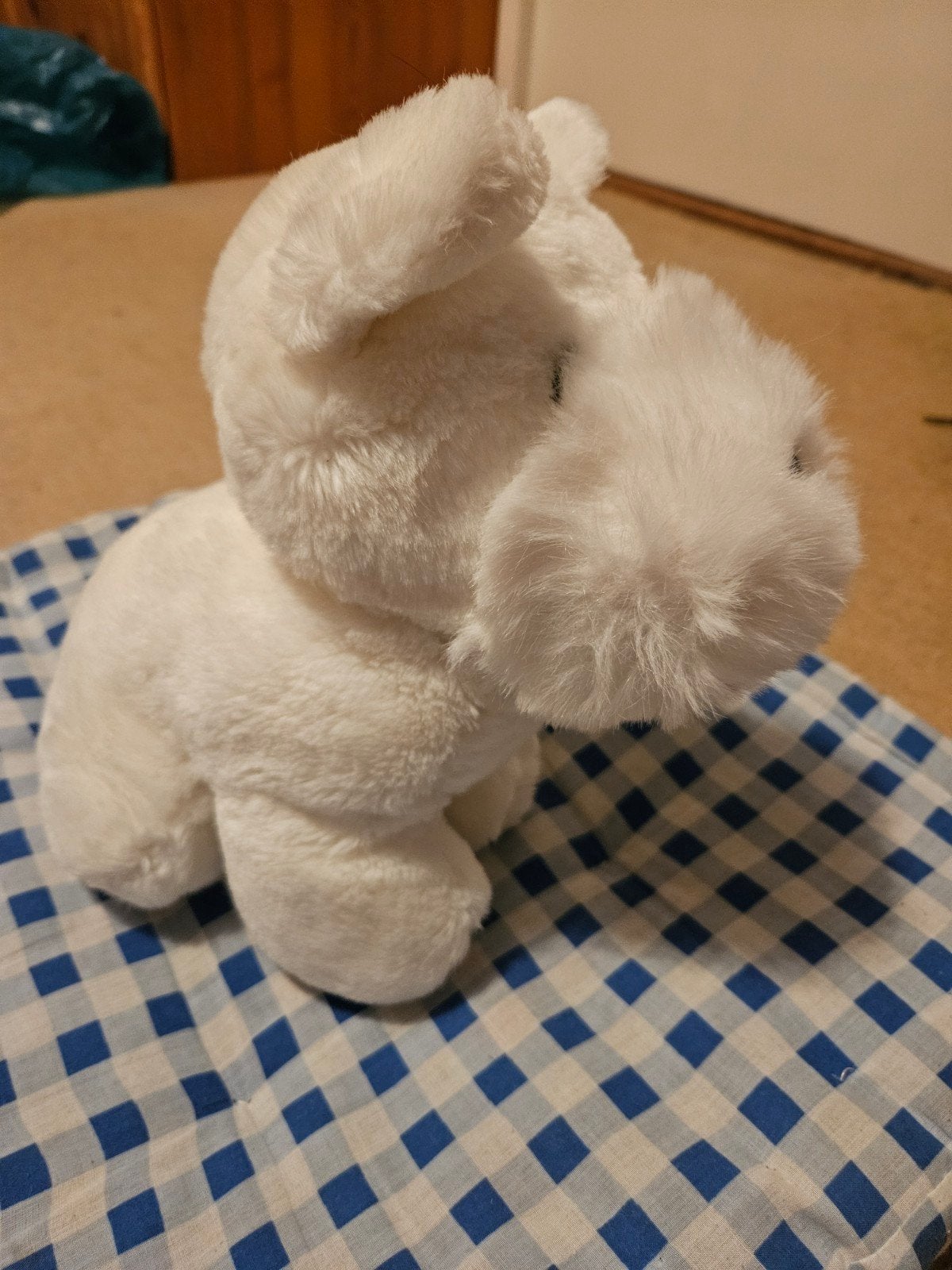 Lieve, zachte pluche Fox Terrier - Als nieuw!, Zo goed als nieuw, Middelgroot (20 tot 80 cm), Wit, Hond