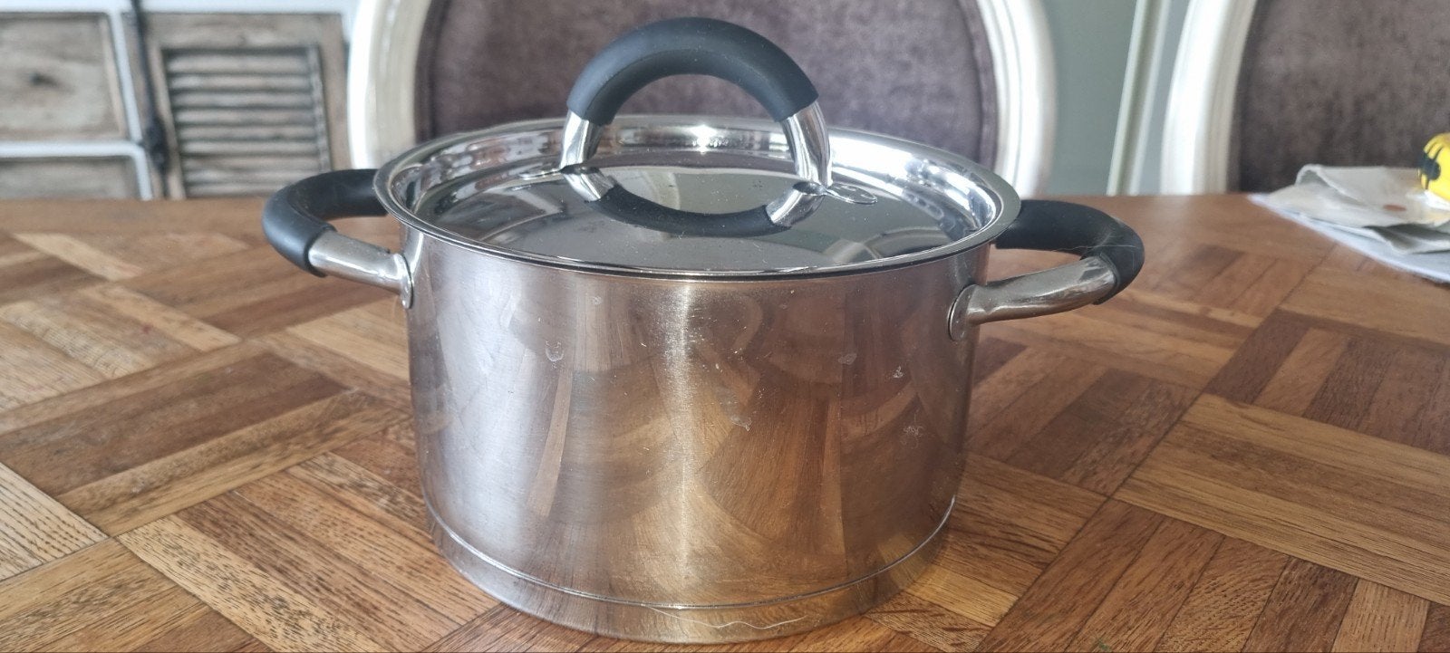 Sola pan Kookpan 2L - Geschikt voor alle warmtebronnen, Geschikt voor inductie, Ophalen of Verzenden, Zo goed als nieuw, Rvs