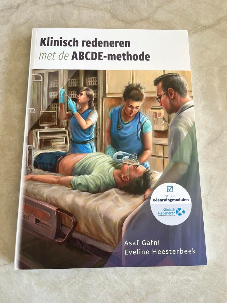 KR Klinisch redeneren met de ABCDE-methode, Boeken, Ophalen of Verzenden, Zo goed als nieuw, Eveline Heesterbeek; Asaf Gafni, Nederlands