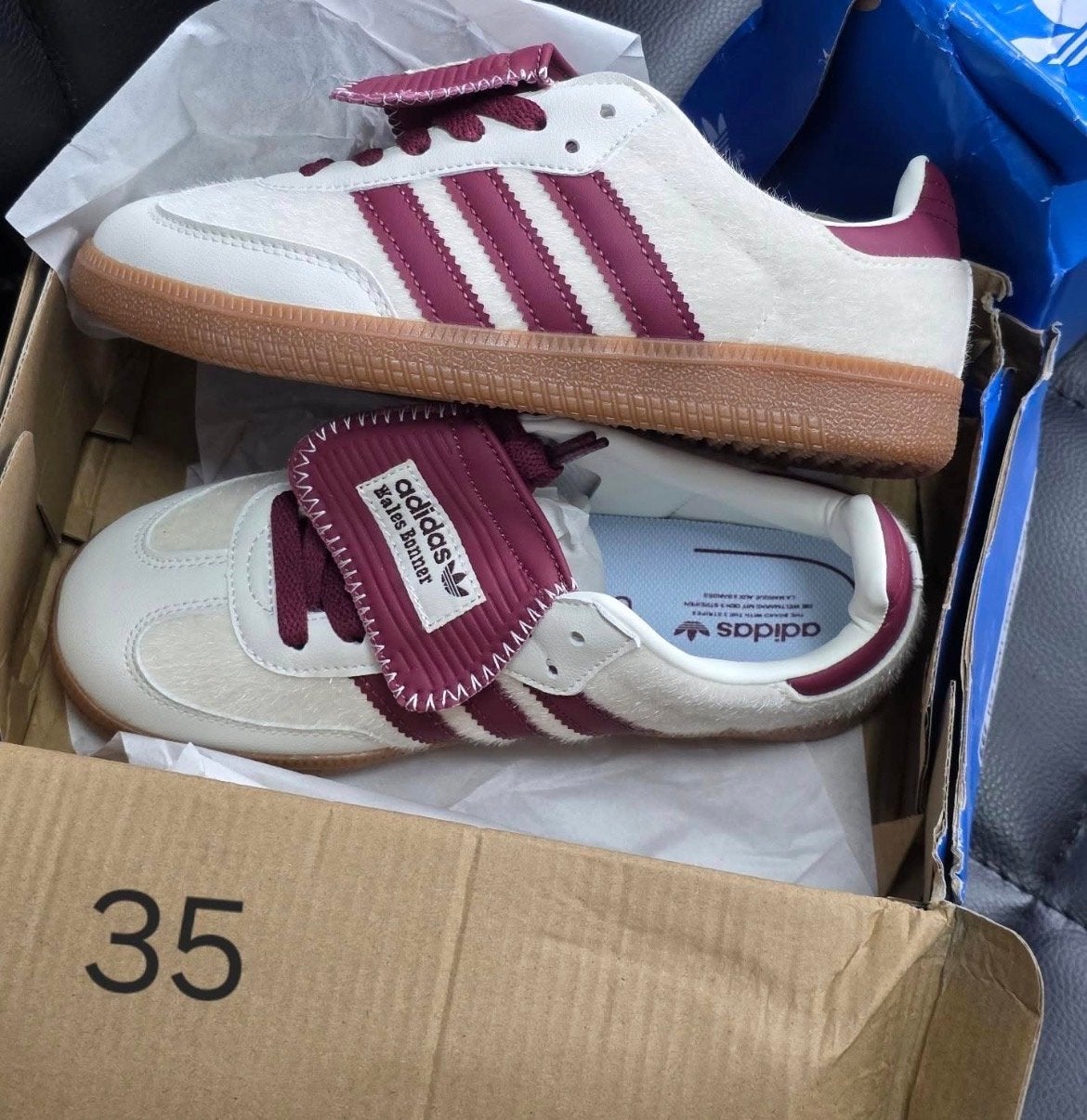 Adidas Wales Bonner Samba sneakers maat 35 - Nieuw, Ophalen of Verzenden, Nieuw, Wit, Sneakers of Gympen