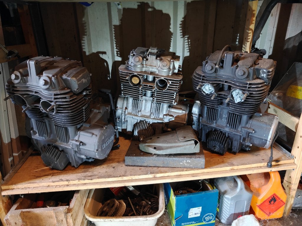 Yamaha Motorblok XS400, Motoren, Ophalen, Gebruikt