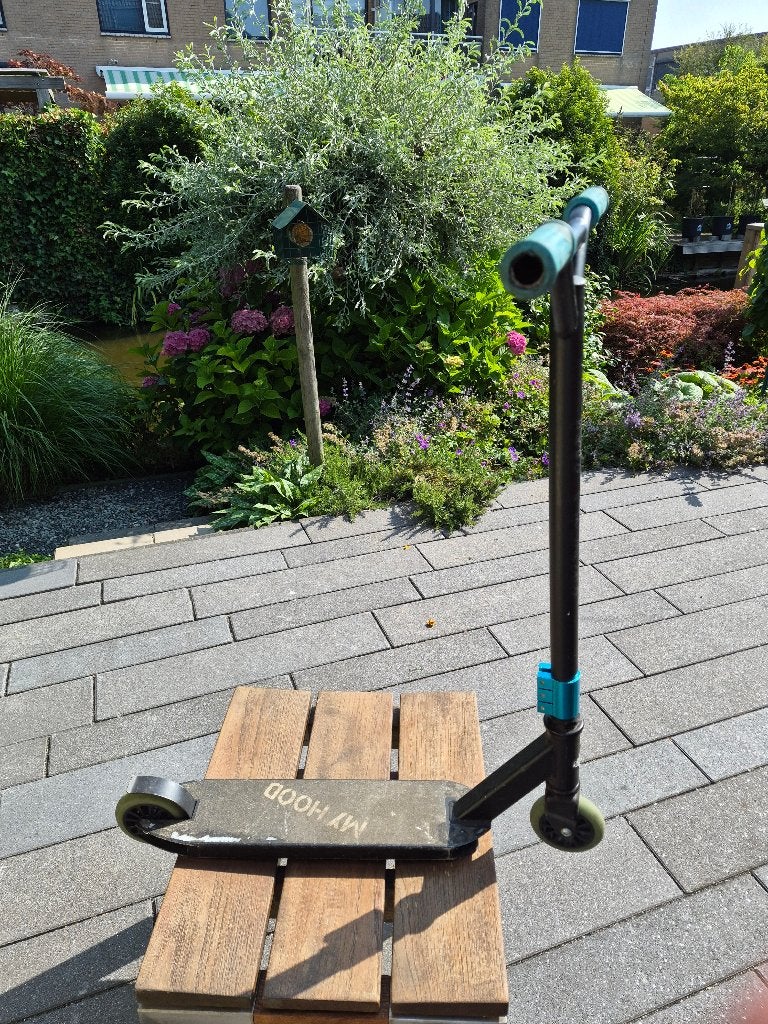 2 Stuntsteps - My Hood en Oxelo, Fietsen en Brommers, Steps, Gebruikt, Overige typen, Ophalen