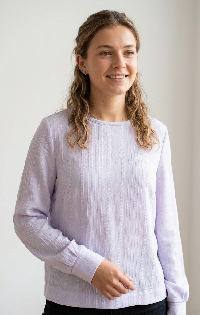 blouse Inwear, Verzenden, Paars, Zo goed als nieuw, Maat 34 (XS) of kleiner