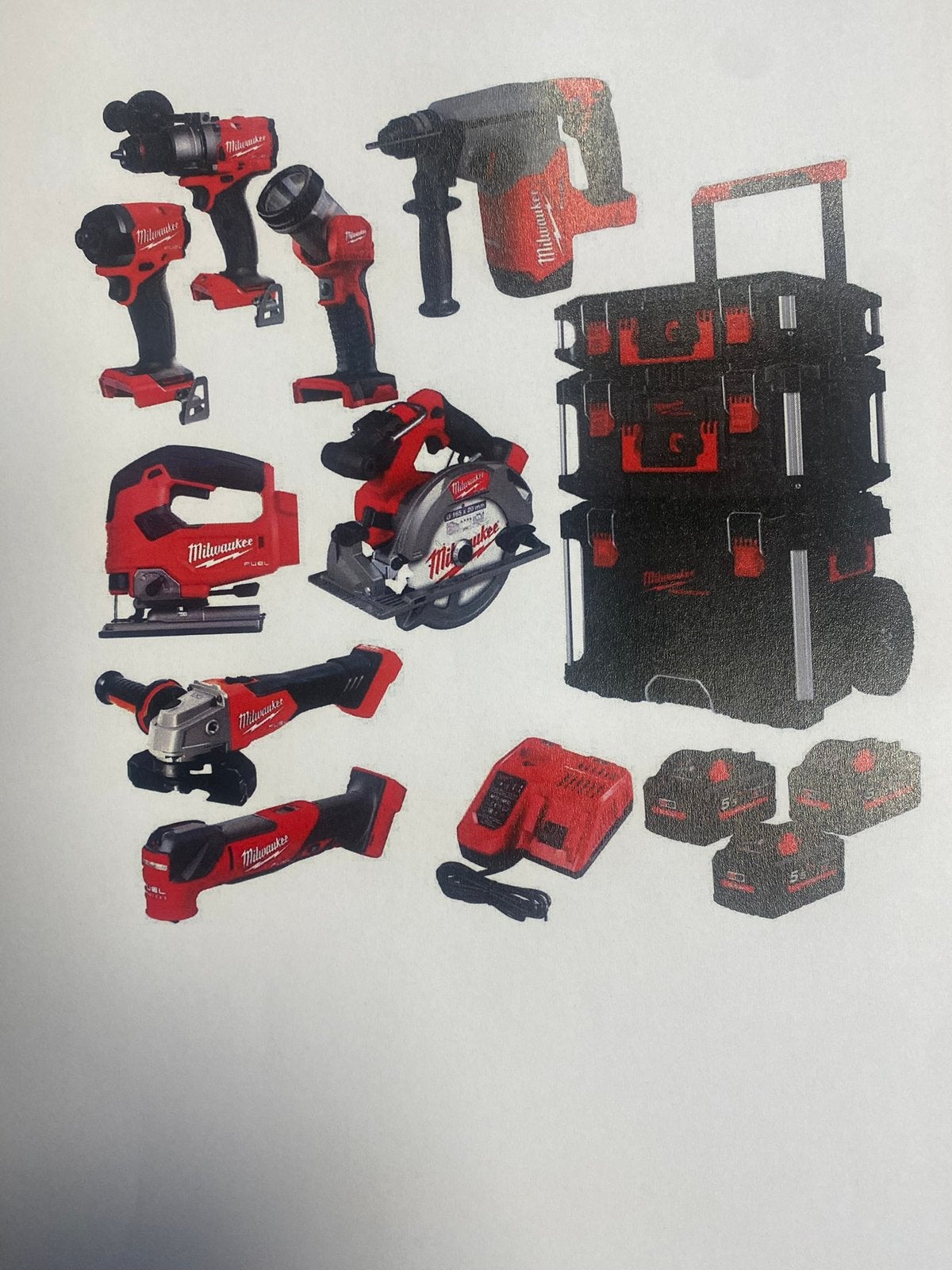 Milwaukee compleet set, Doe-het-zelf en Verbouw, Gereedschap | Handgereedschap, Ophalen, Nieuw