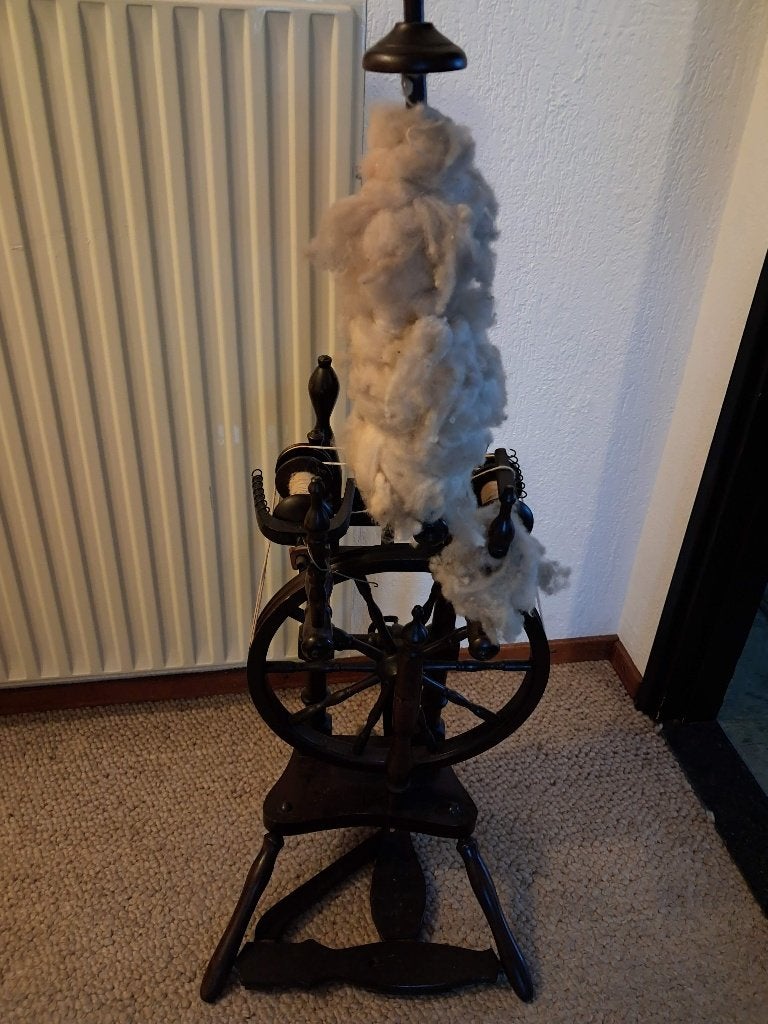 Spinnenwiel, Ophalen, Zo goed als nieuw, Spinnewiel