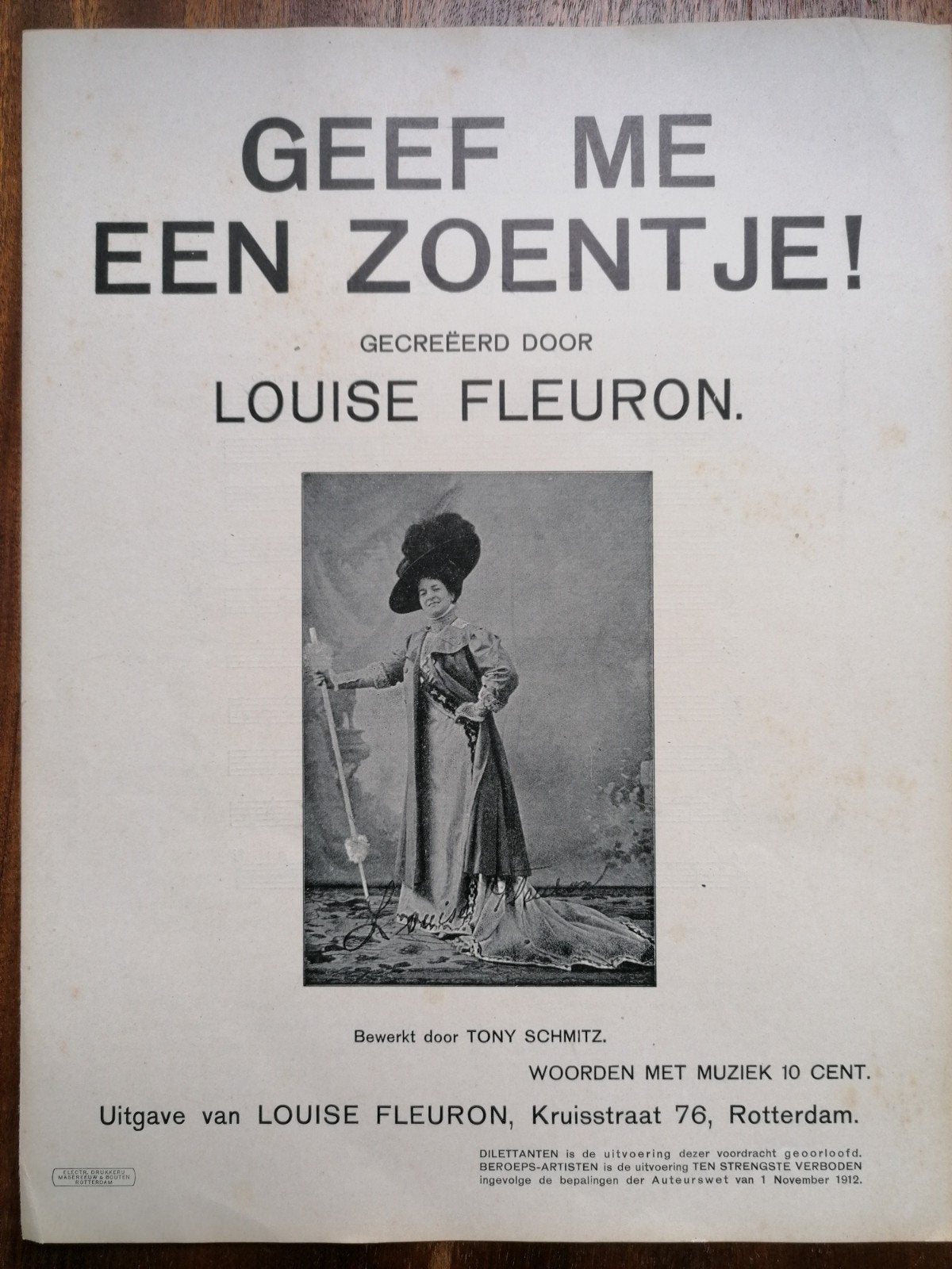 Geef me een zoentje ! Louise Fleuron, Ophalen of Verzenden, Gebruikt, Artiest of Componist