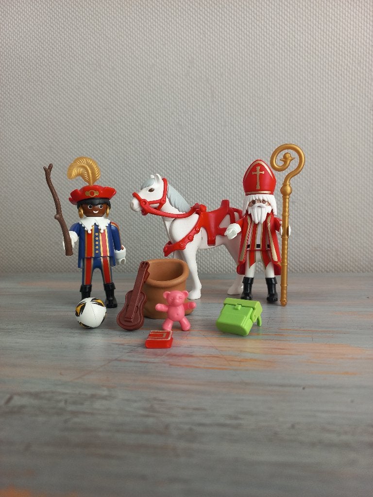 Playmobil Sinterklaas, Pakjes-Piet en Cadeautjes (4893), Kinderen en Baby's, Complete set, Zo goed als nieuw, Figuren, Family fun