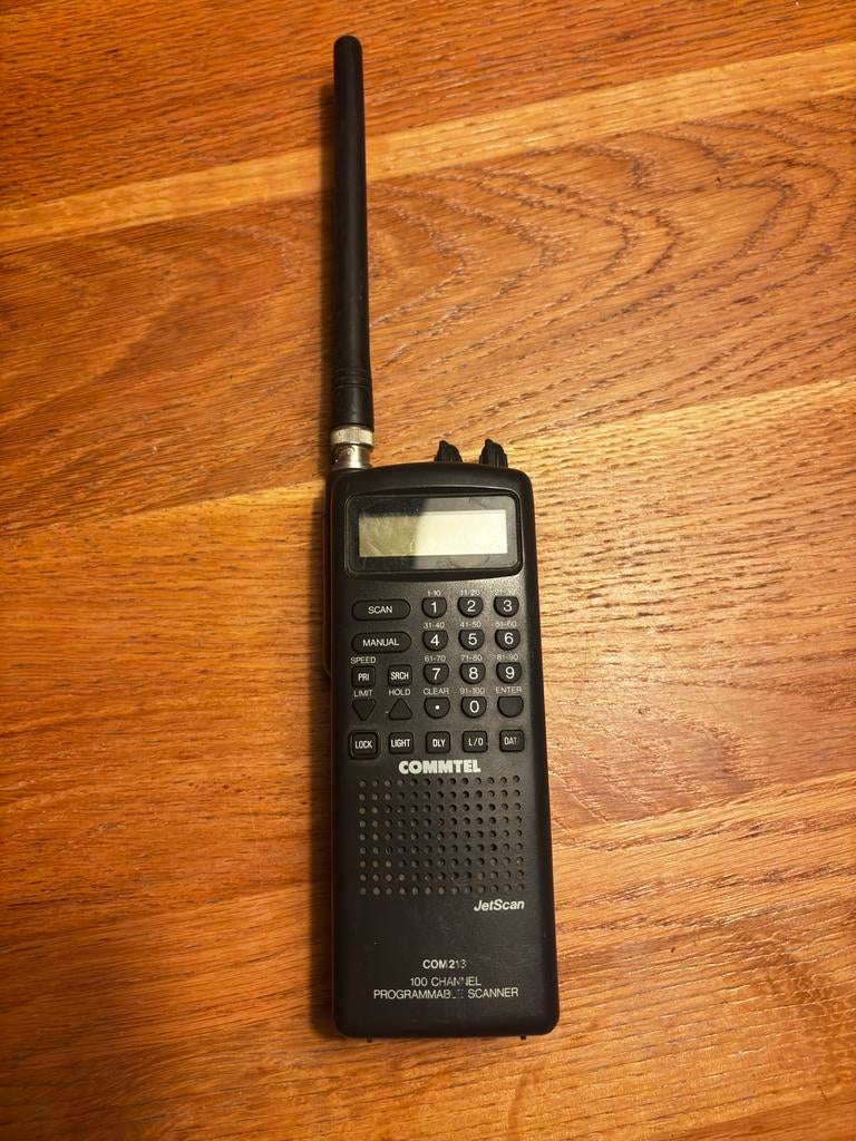 Commtel JetScan COM213 100-kanaals programmeerbare scanner, Telecommunicatie, Ophalen of Verzenden, Gebruikt, 30 tot 200 kanalen