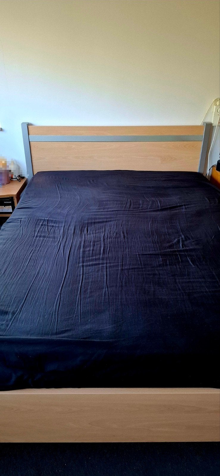 Tweepersoonsbed 140x200 cm, Ophalen, Gebruikt, Tweepersoons, 140 cm