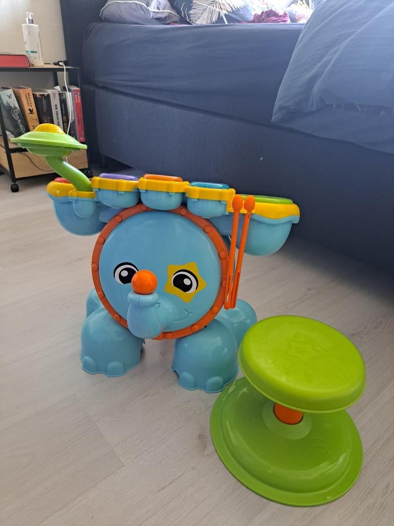 VTech drumstel rock en leer - Zo goed als nieuw, Ophalen, Zo goed als nieuw, 2 tot 4 jaar