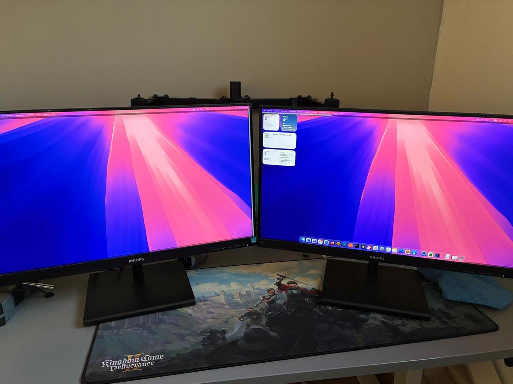 Monitor + monitorarm, Computers en Software, Monitoren, Ophalen, Zo goed als nieuw, Overige typen, Quad HD (2K)