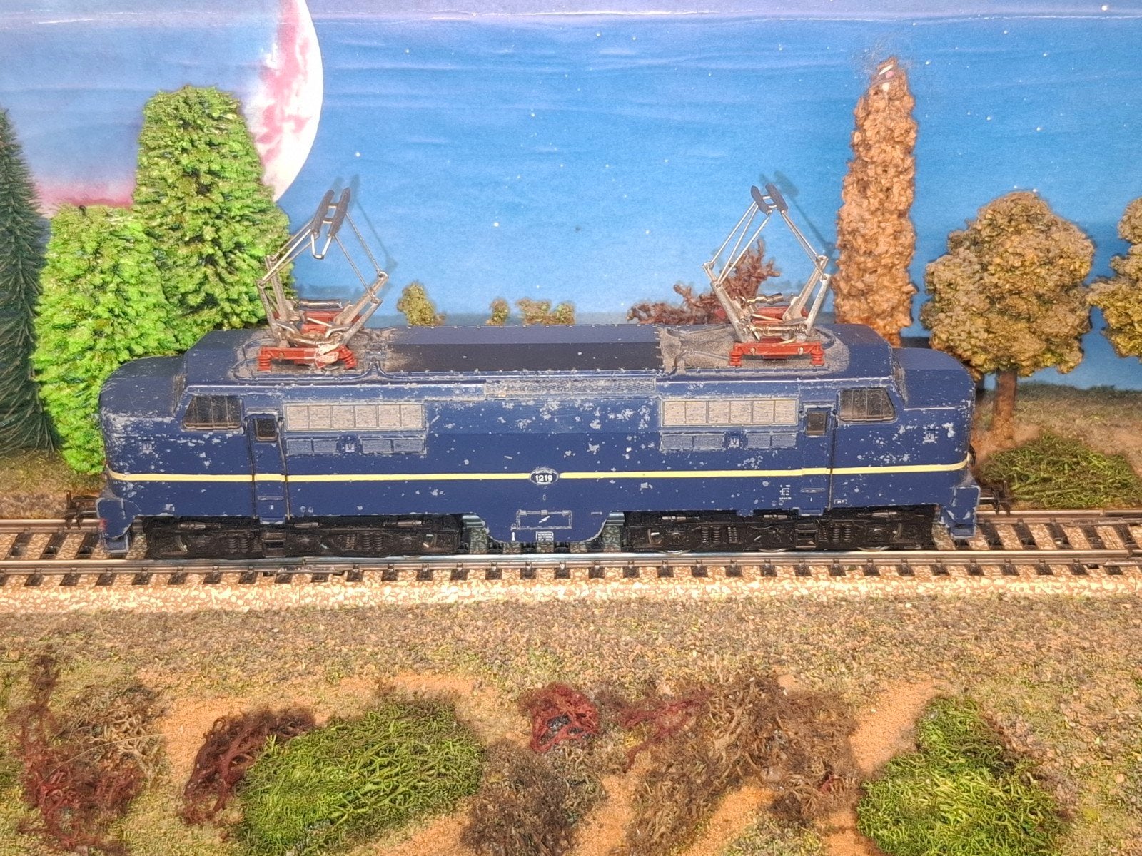 Marklin speelgoed lok ns 1200 model, Wisselstroom, Gebruikt, Locomotief, Ophalen of Verzenden