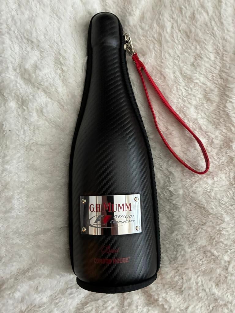 Mumm champagne formule 1 met koeltas f1 embleem, Verzamelen, Ophalen of Verzenden, Nieuw, Formule 1