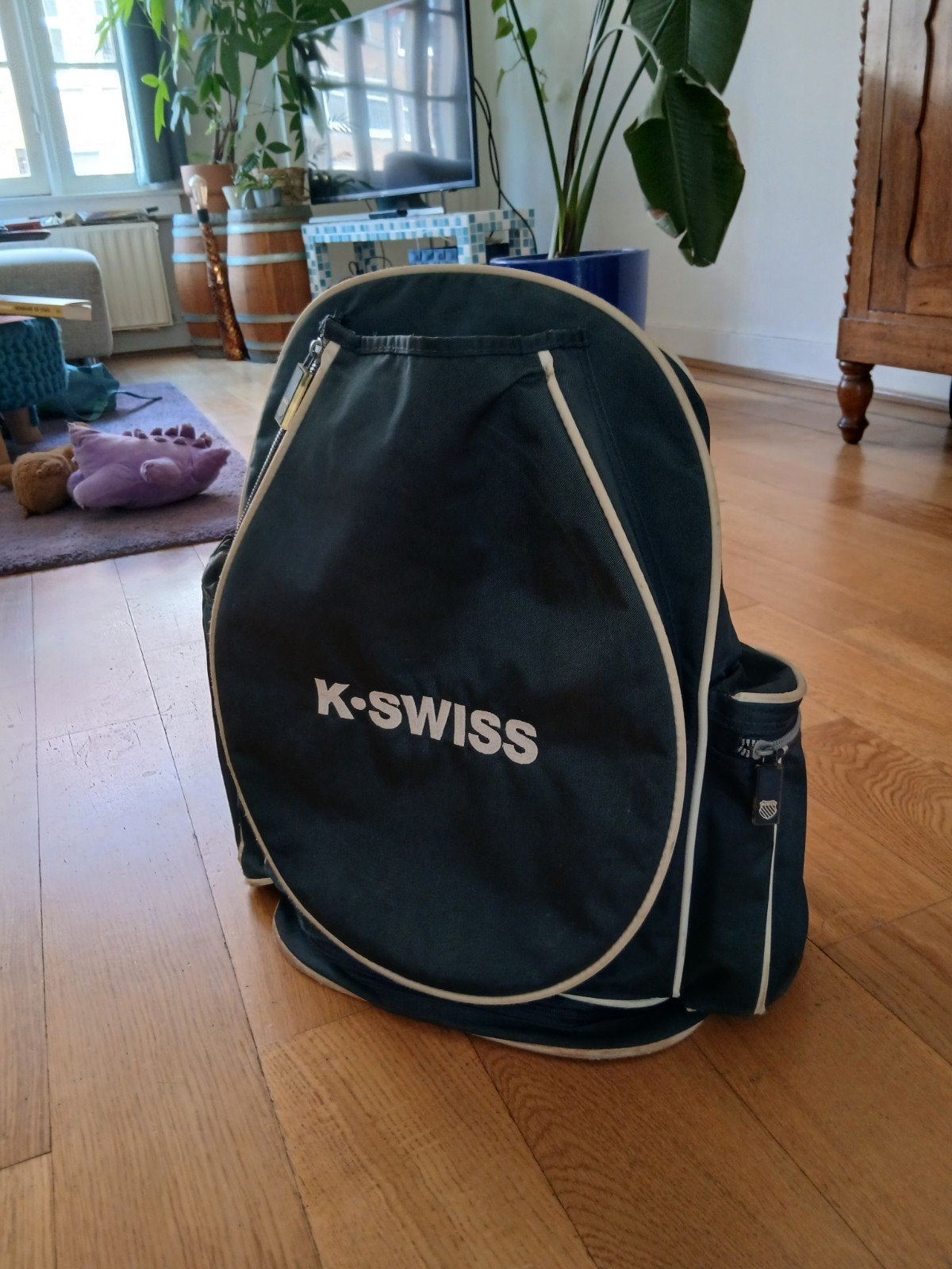 K-Swiss Tennis Rugzak - Donkerblauw, Gebruikt, 25 tot 40 cm, Ophalen, Overige merken