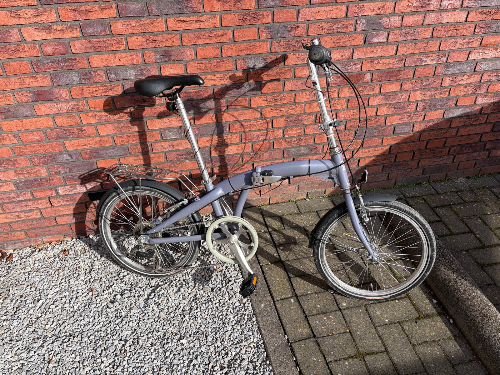 Hema opvouwbare fiets - Ideaal voor woon-werkverkeer, Fietsen en Brommers, 20 inch of meer, Gebruikt, Velgrem, Versnellingen
