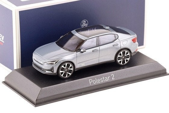 Polestar 2 2024 Thunder Metallic 1-43 Norev, Auto, Norev, Ophalen of Verzenden, Norev