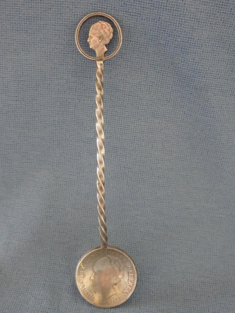 Lepel van Wilhelmina munten 1923 - 1941 in zilver, Ophalen of Verzenden, Zilver