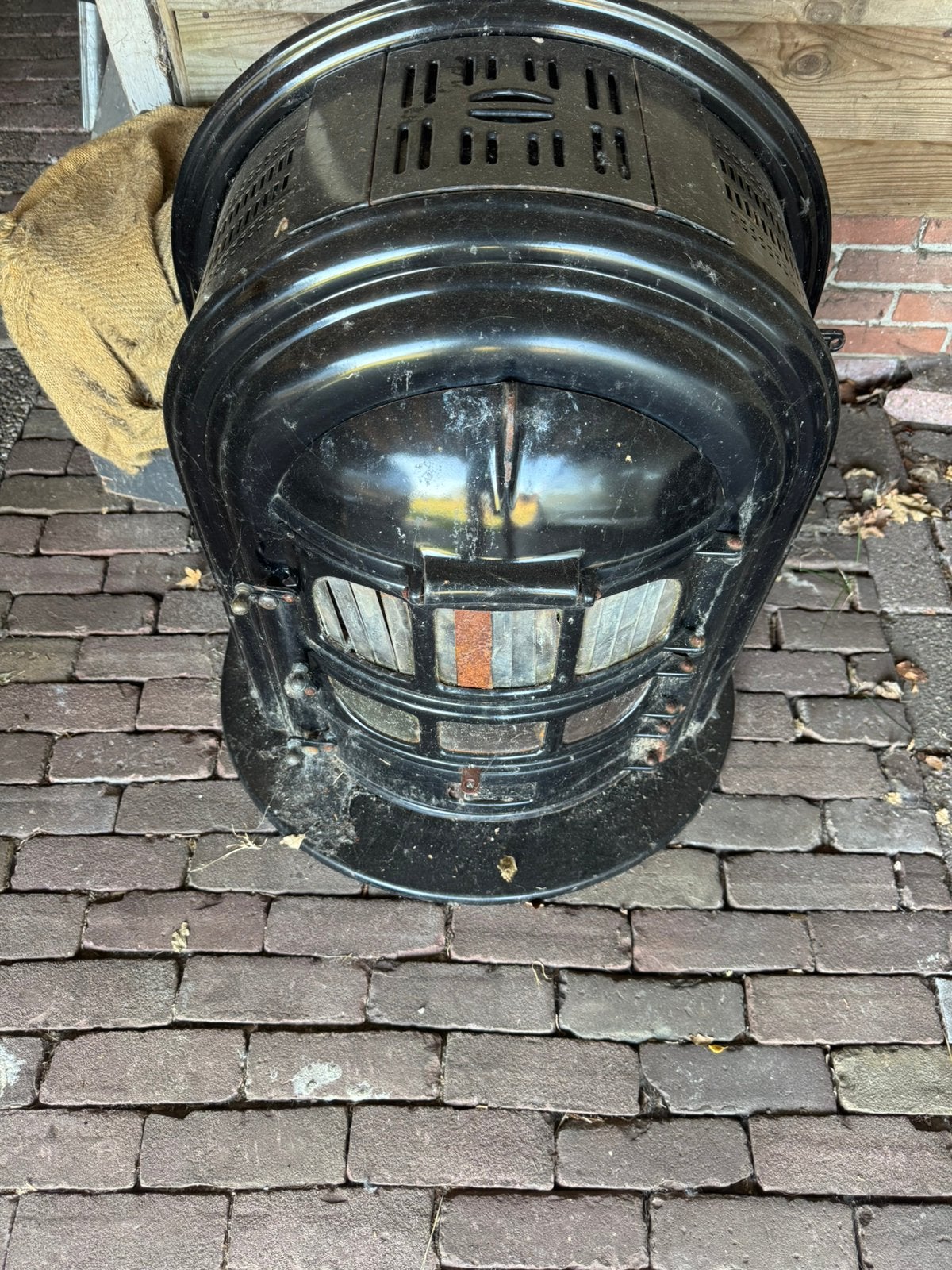 Houtkachel oudijzer, Huis en Inrichting, Kachels, Ophalen, Gebruikt, Houtkachel, Vrijstaand