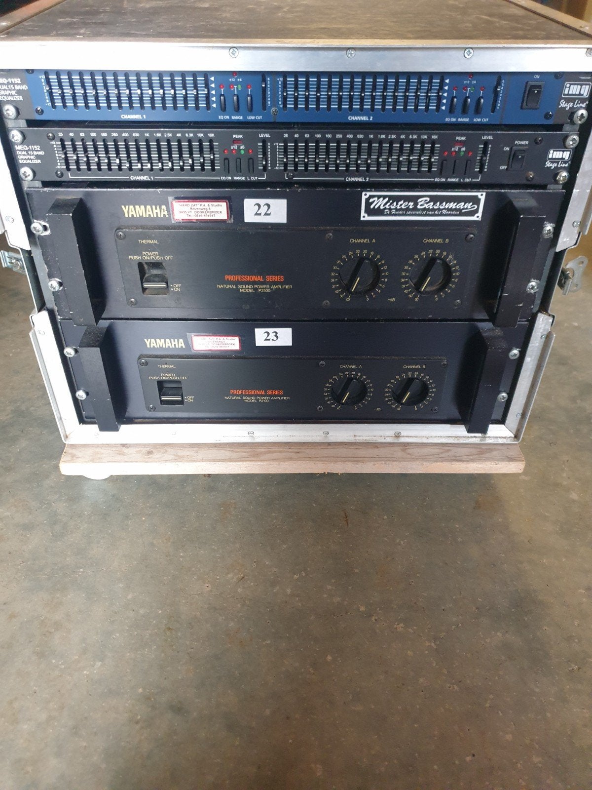 Yamaha Professional Series Versterkers met Equalizer, Ophalen of Verzenden