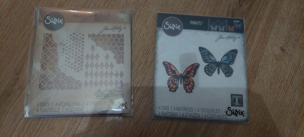 2 x sizzix thinlits tim holtz, Verzenden, Zo goed als nieuw