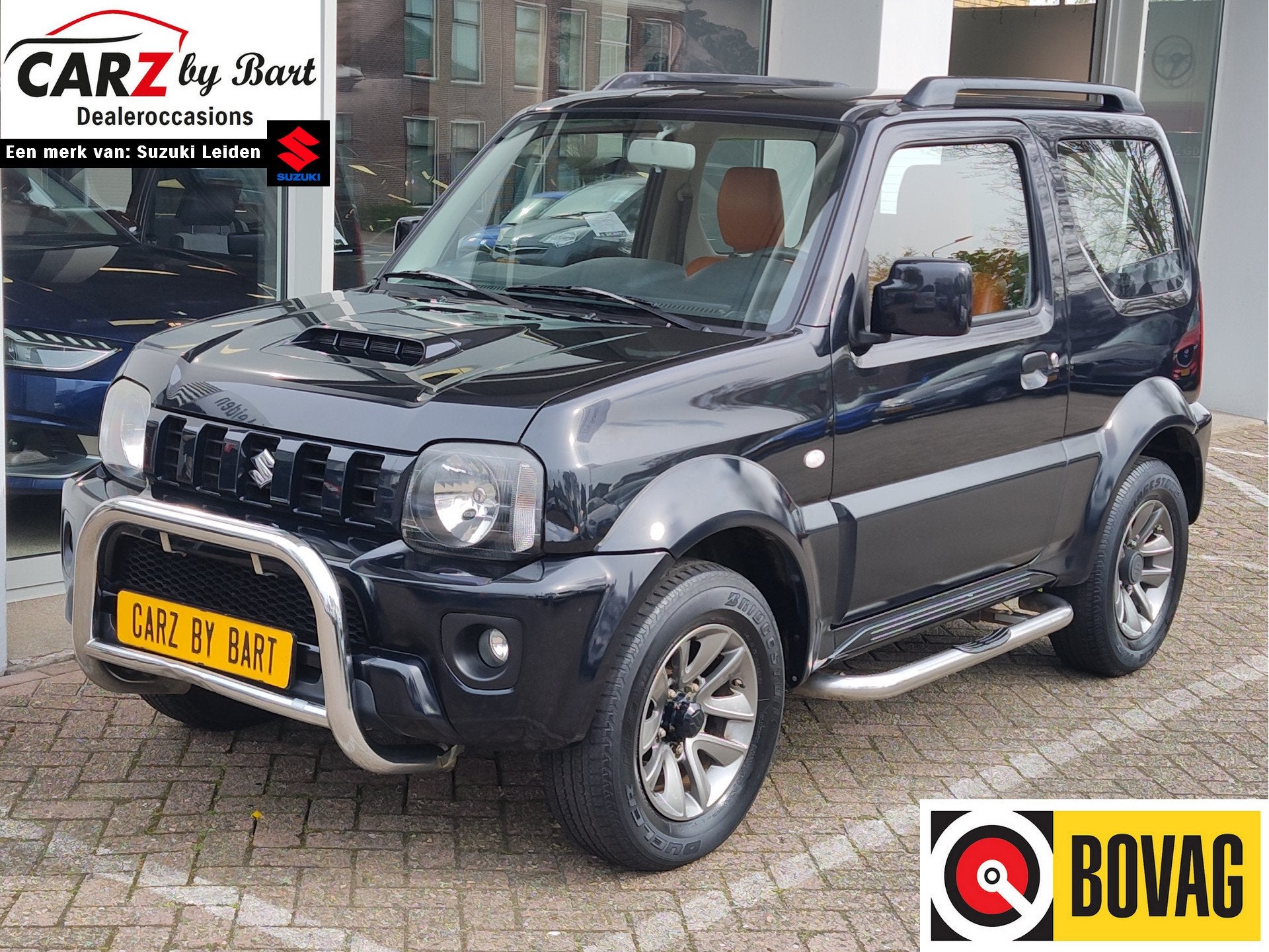 Suzuki Jimny 1.3 EXCLUSIVE AUTOMAAT Cognac leder | Airco | 4, Auto's, Suzuki, Automaat, 12 maanden, 86 pk, Gebruikt