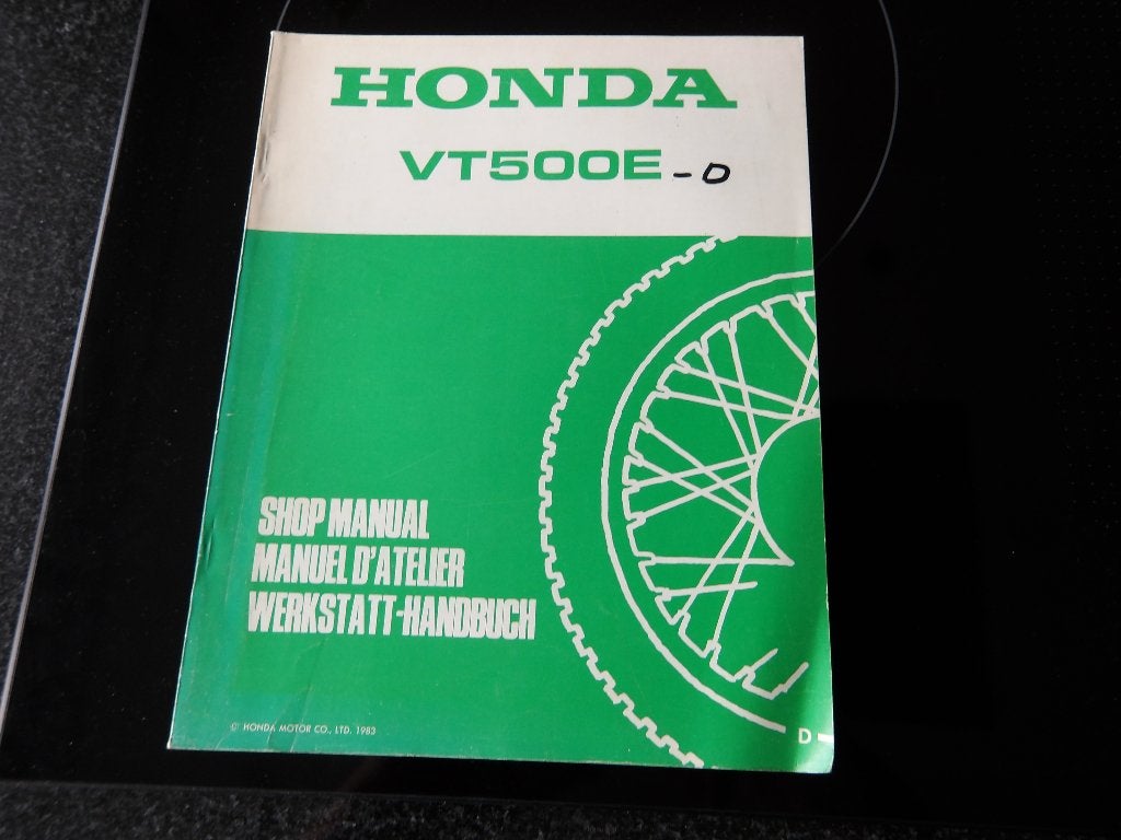 Honda VT500E Werkplaatshandboek - Shop Manual, Verzenden, Honda