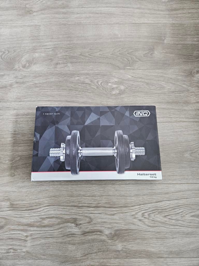 Halterset 10kg, Ophalen, Zo goed als nieuw, Krachtstation